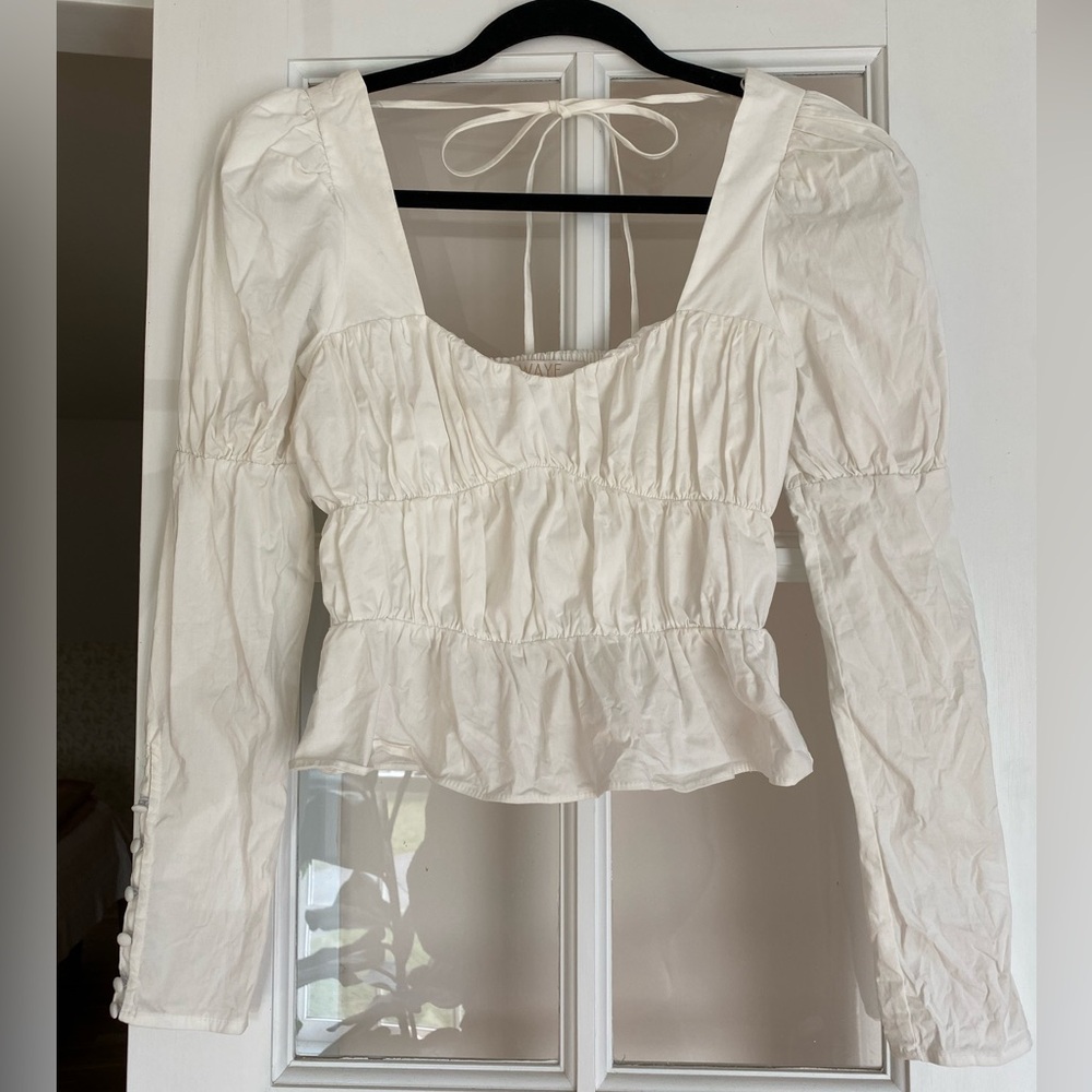 Wayf Gathered Bustier Top